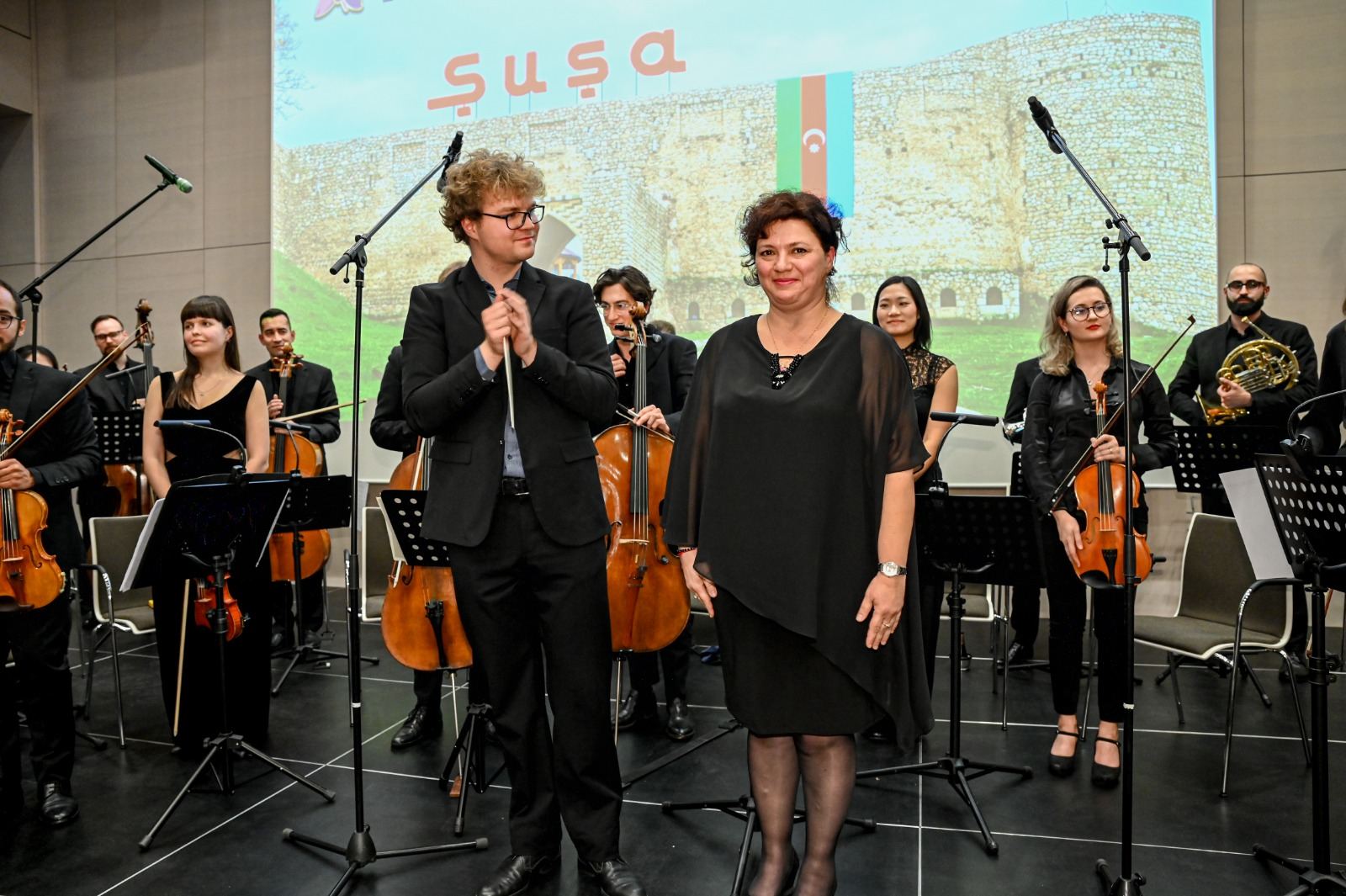 Dirigent und Orchester in Berlin
