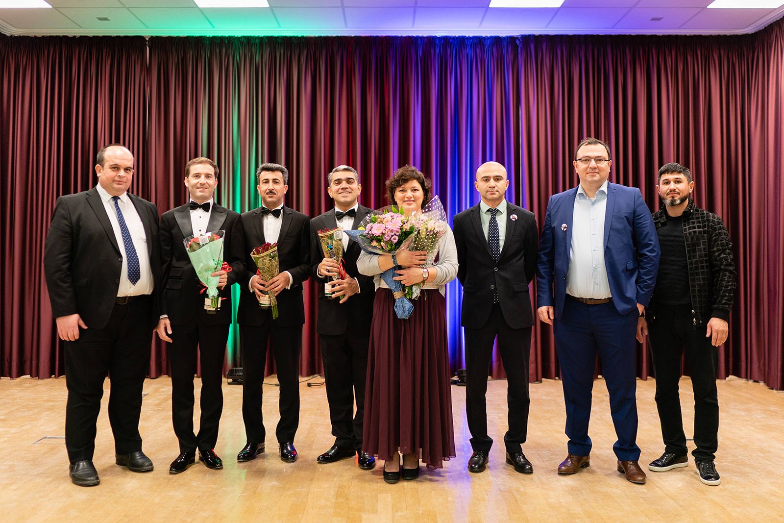 Guests and artists at the 2021 festival